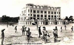 741- Djidjelli - La plage et le casino